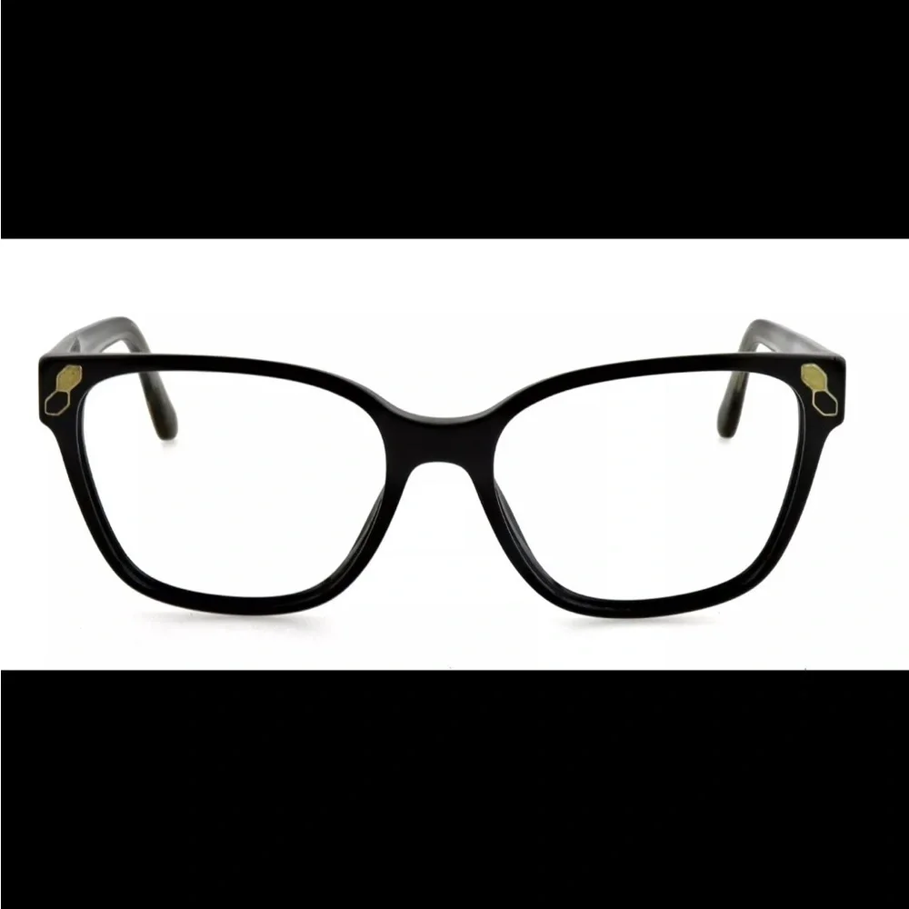 Authentic BVLGARI  4163 501 54mm Black Gold Eyeglasses prescription lenses